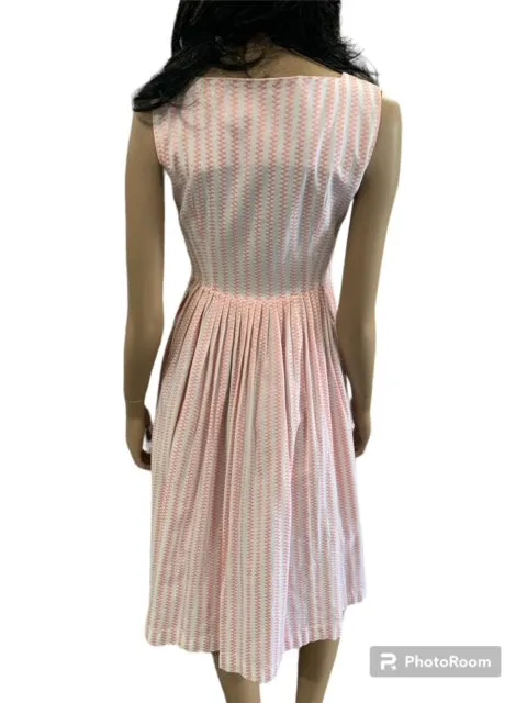 1950s Vintage Cotton Dress #R12  Includes   AUS POSTAGE