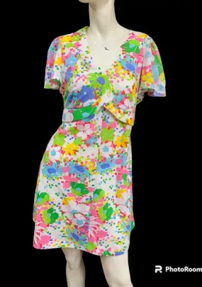 1960 / 70s Dress #R32 FREE  AUS POSTAGE
