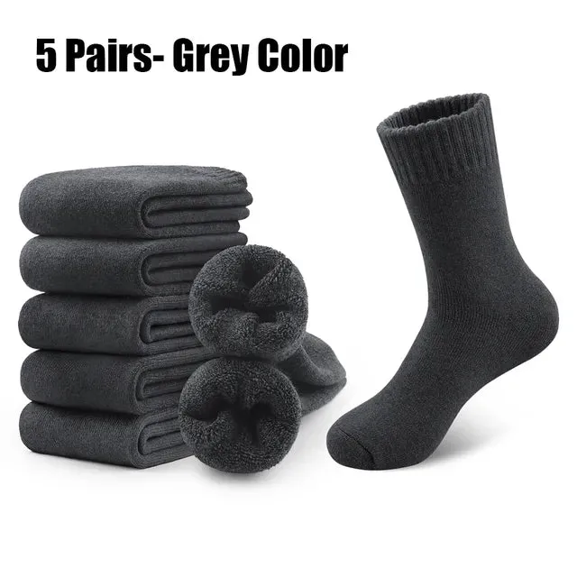 5 Pack of Men's Merino Wool Socks