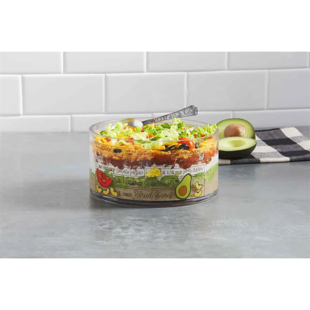 7 Layer Dip Bowl