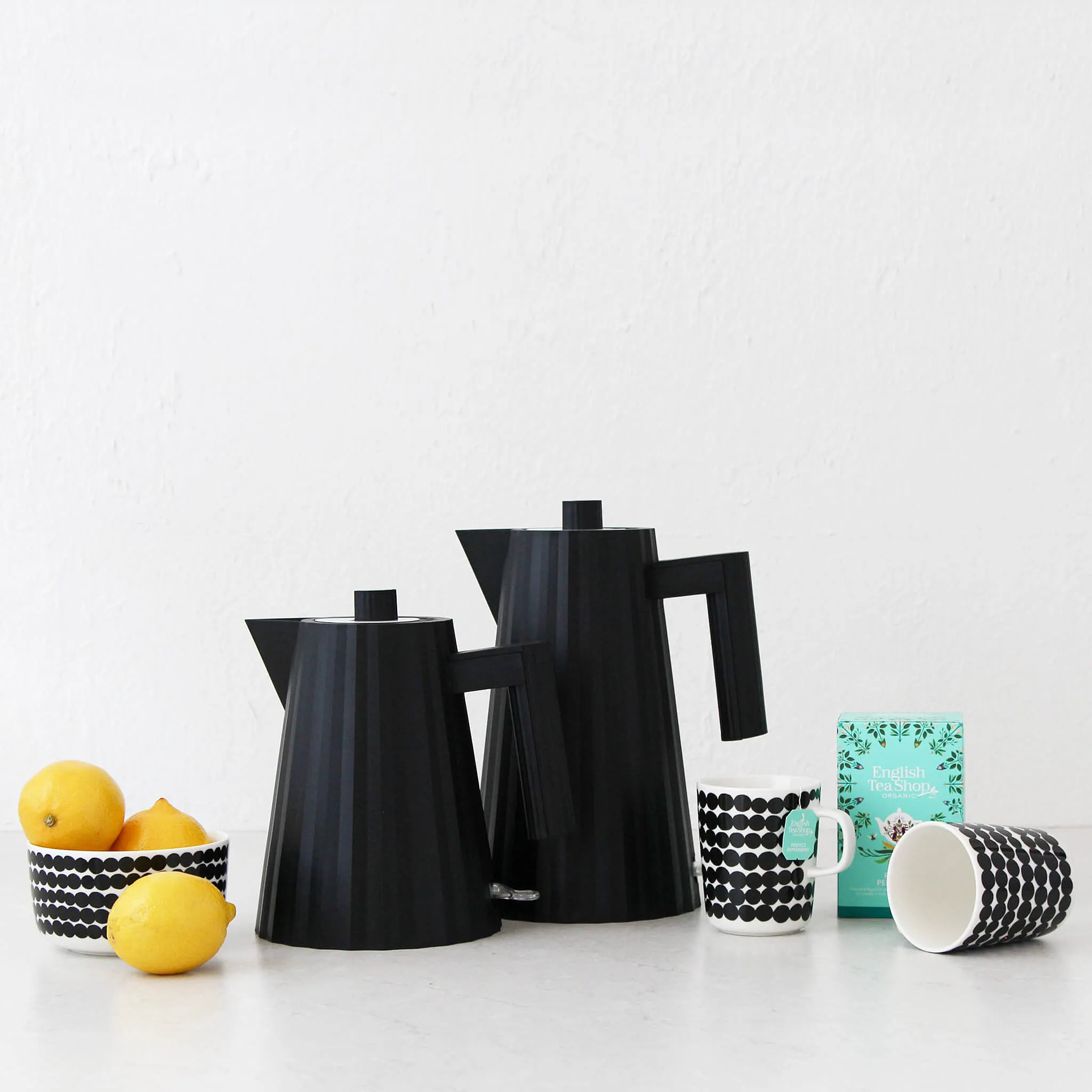 ALESSI  |  PLISSE KETTLE 1L  |  MATTE BLACK