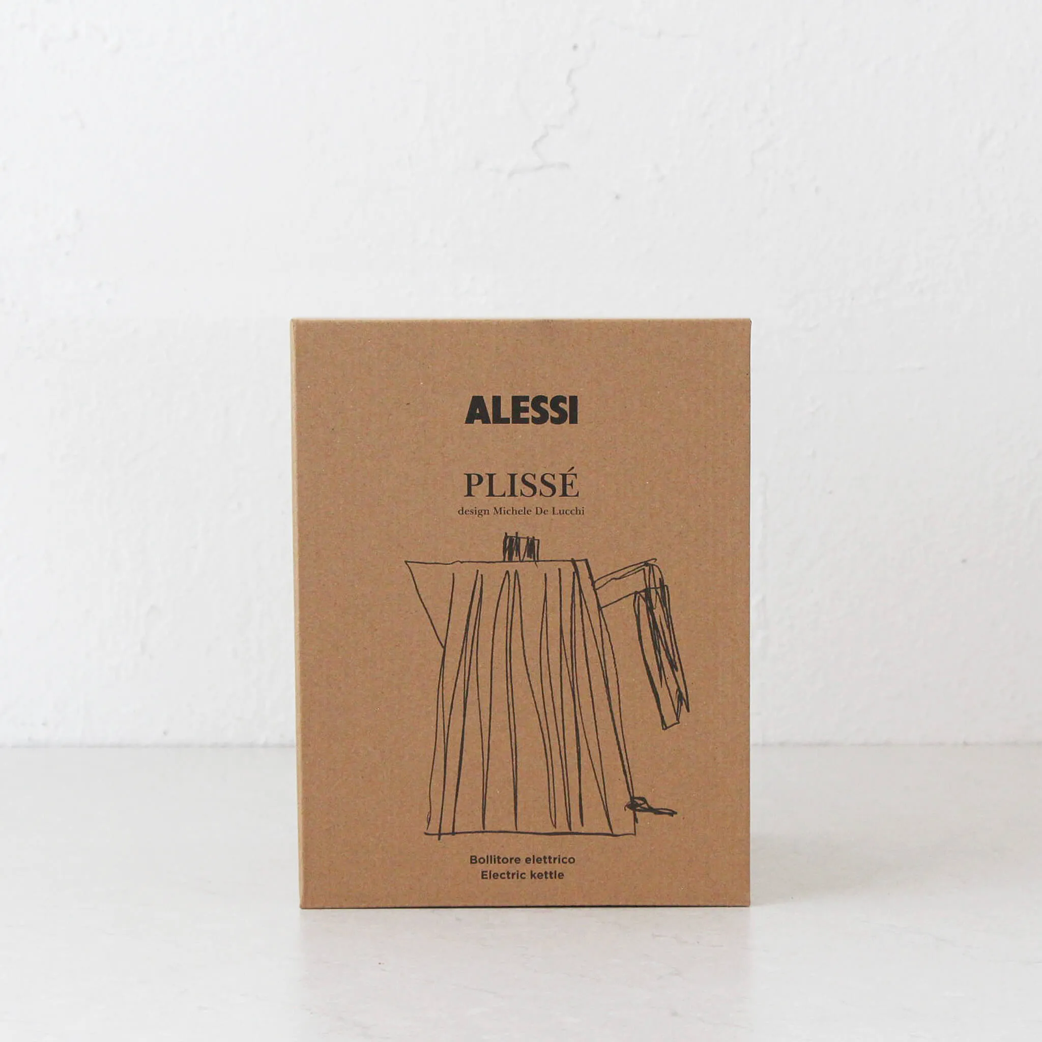 ALESSI  |  PLISSE KETTLE 1L  |  MATTE BLACK