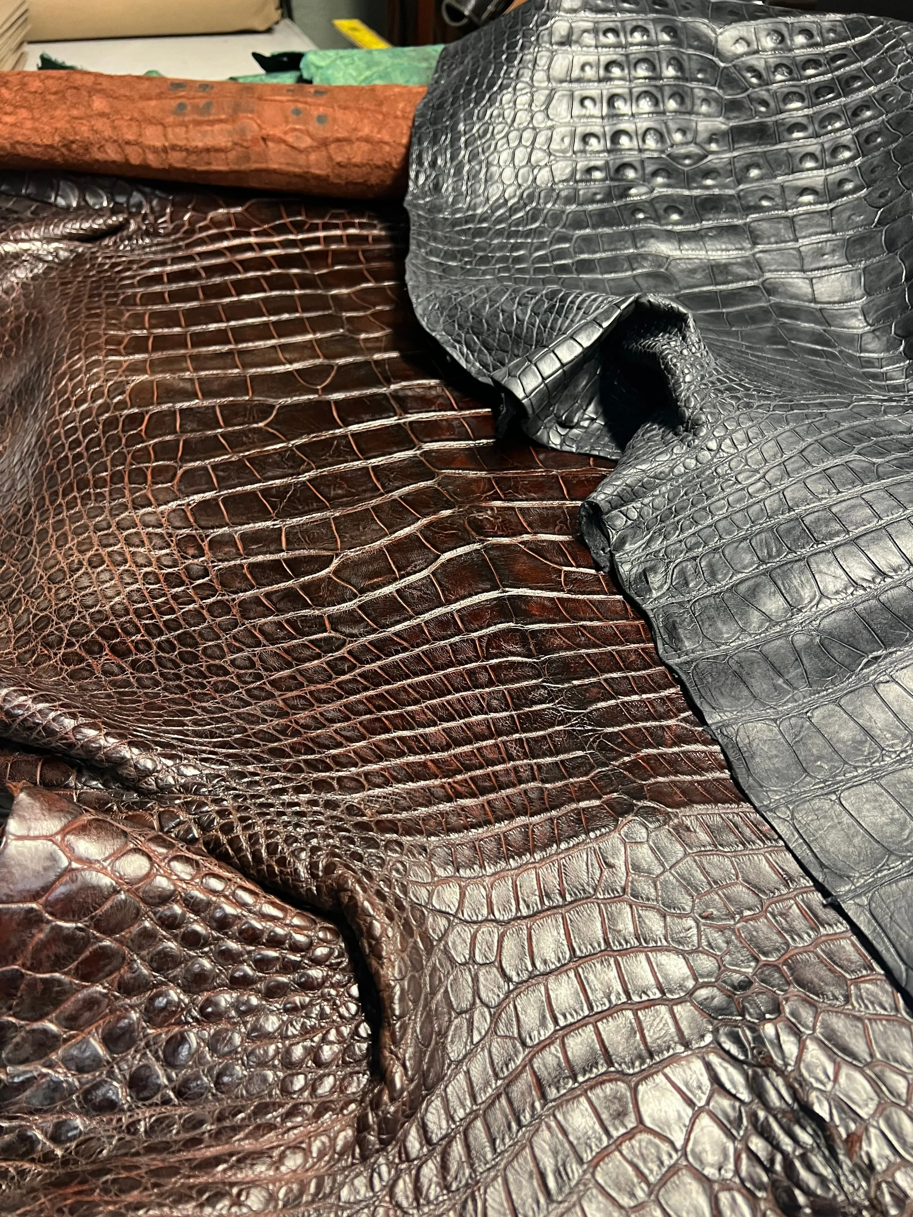 American Alligator Dress Belt