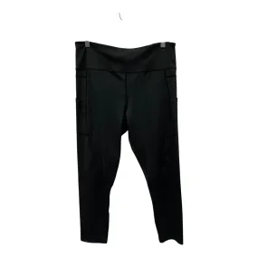 Athletic Leggings By Zyia In Black, Size:Xl