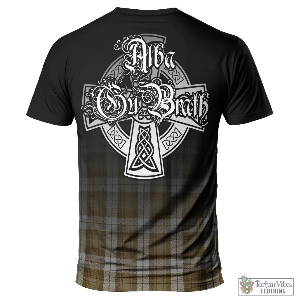 Baillie Dress Tartan T-Shirt Featuring Alba Gu Brath Family Crest Celtic Inspired