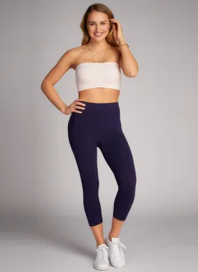 Bamboo Crop Leggings-6 colours