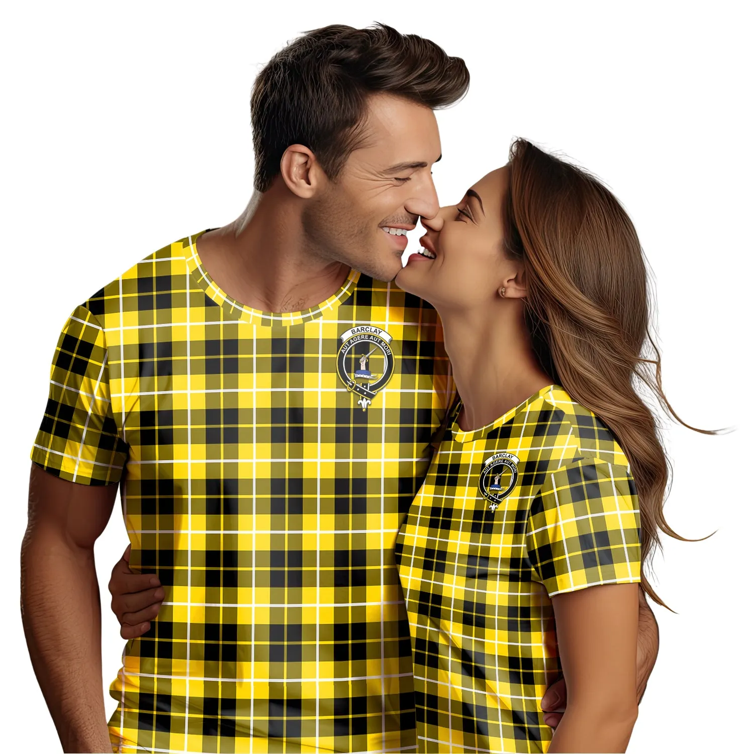 Barclay Dress Modern Tartan T-Shirt with Family Crest