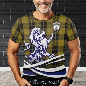 Barclay Dress Tartan T-Shirt with Alba Gu Brath Regal Lion Emblem