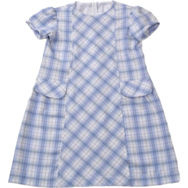 Blue Plaid Dress