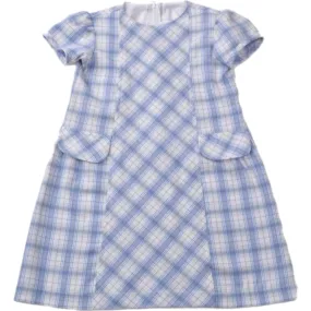 Blue Plaid Dress