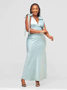 Capri Slip Dress - Blue