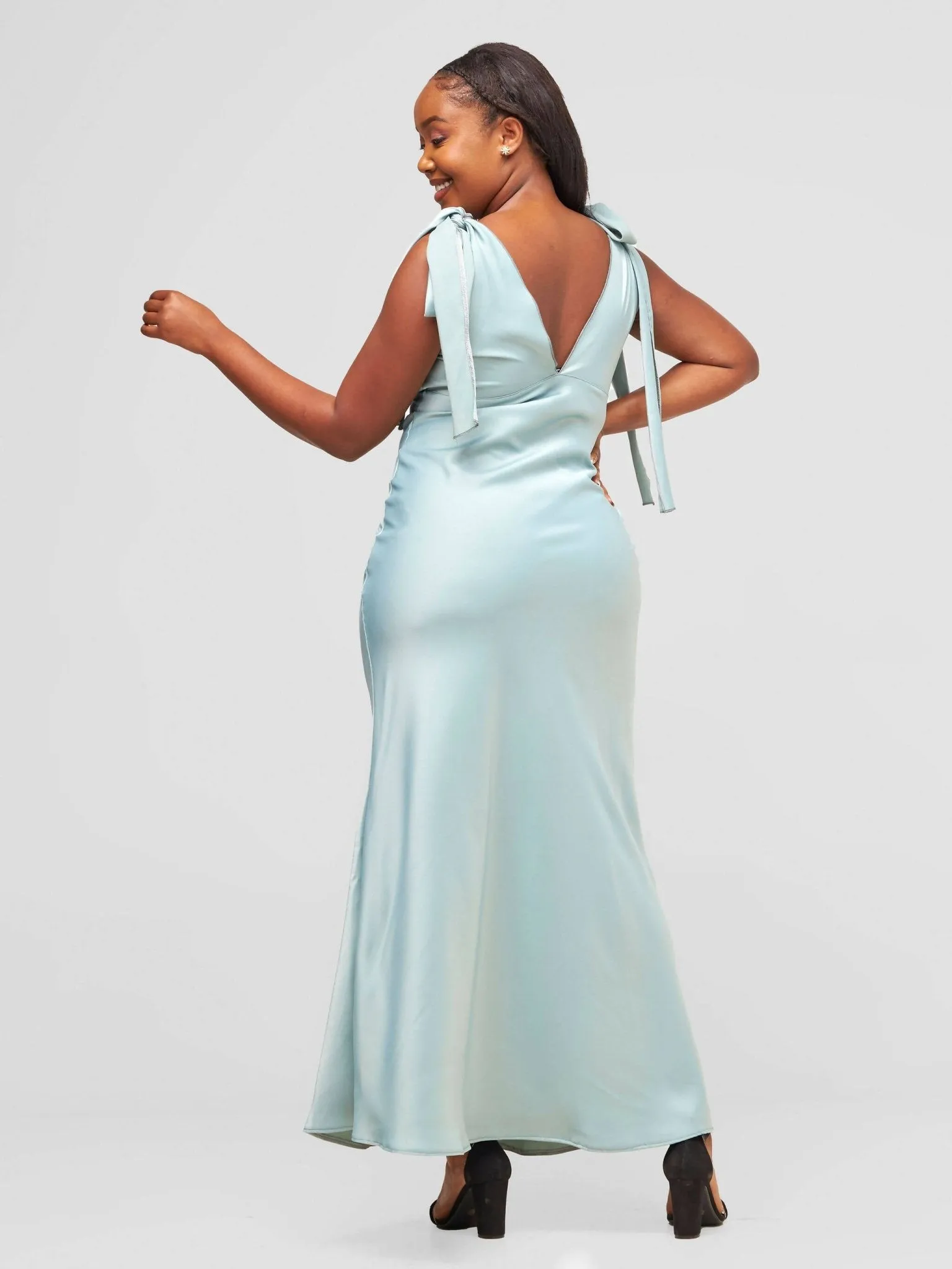 Capri Slip Dress - Blue