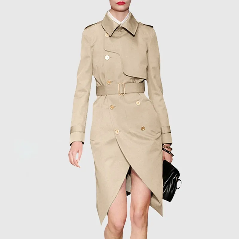 Casual Irregular Trench