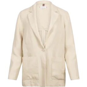 Casual Linen Sb Blazer - Light Sandalwood
