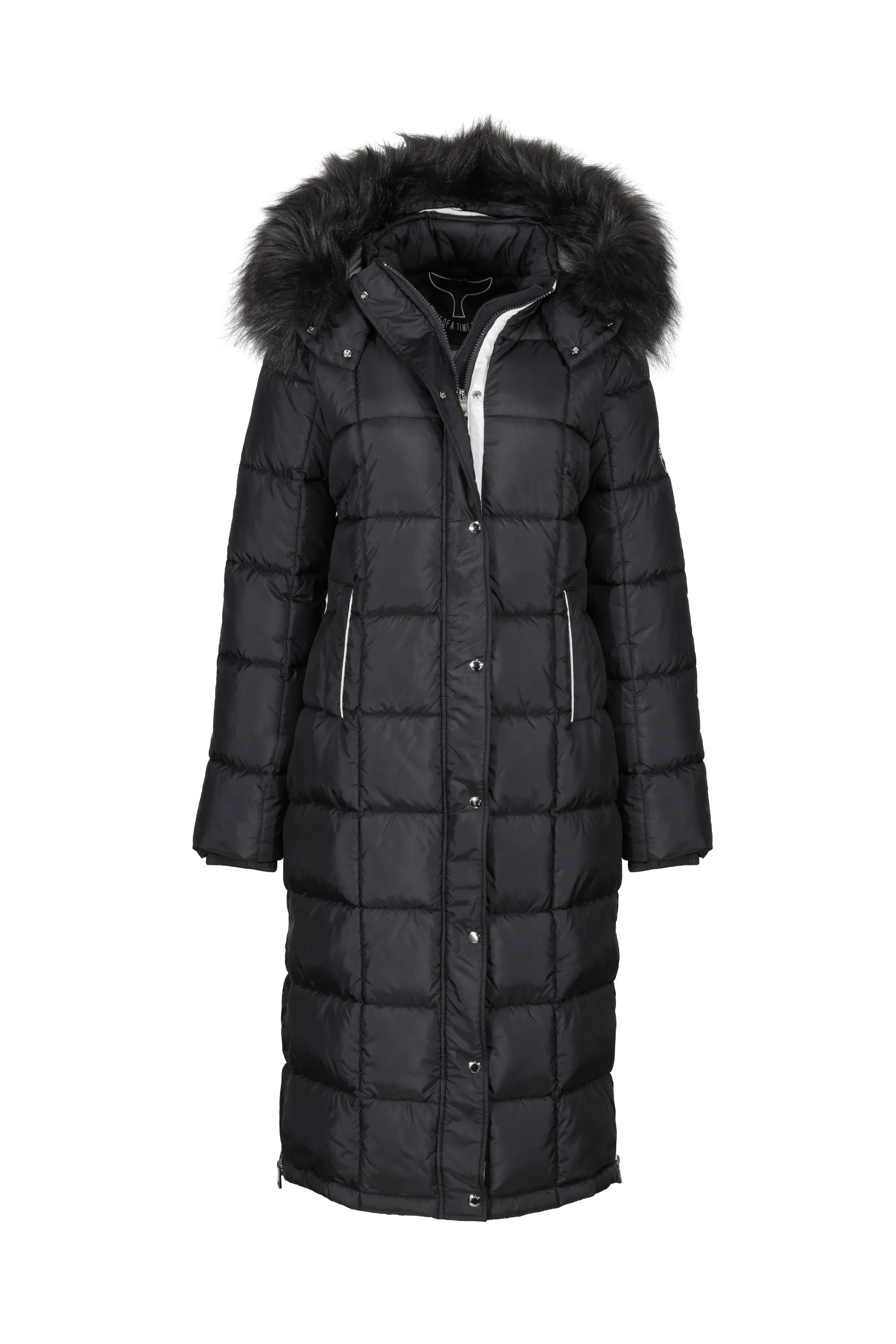 Chatsworth Longline Puffer Coat - Charcoal