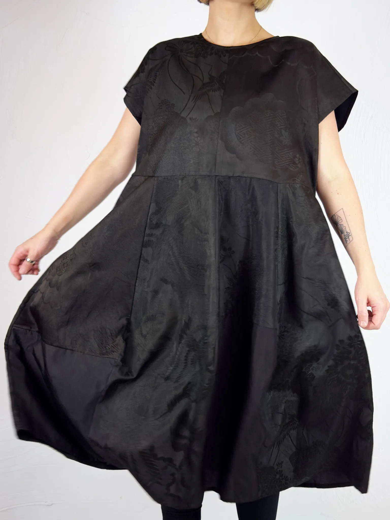 Christian Peau Silk Kimono Dress