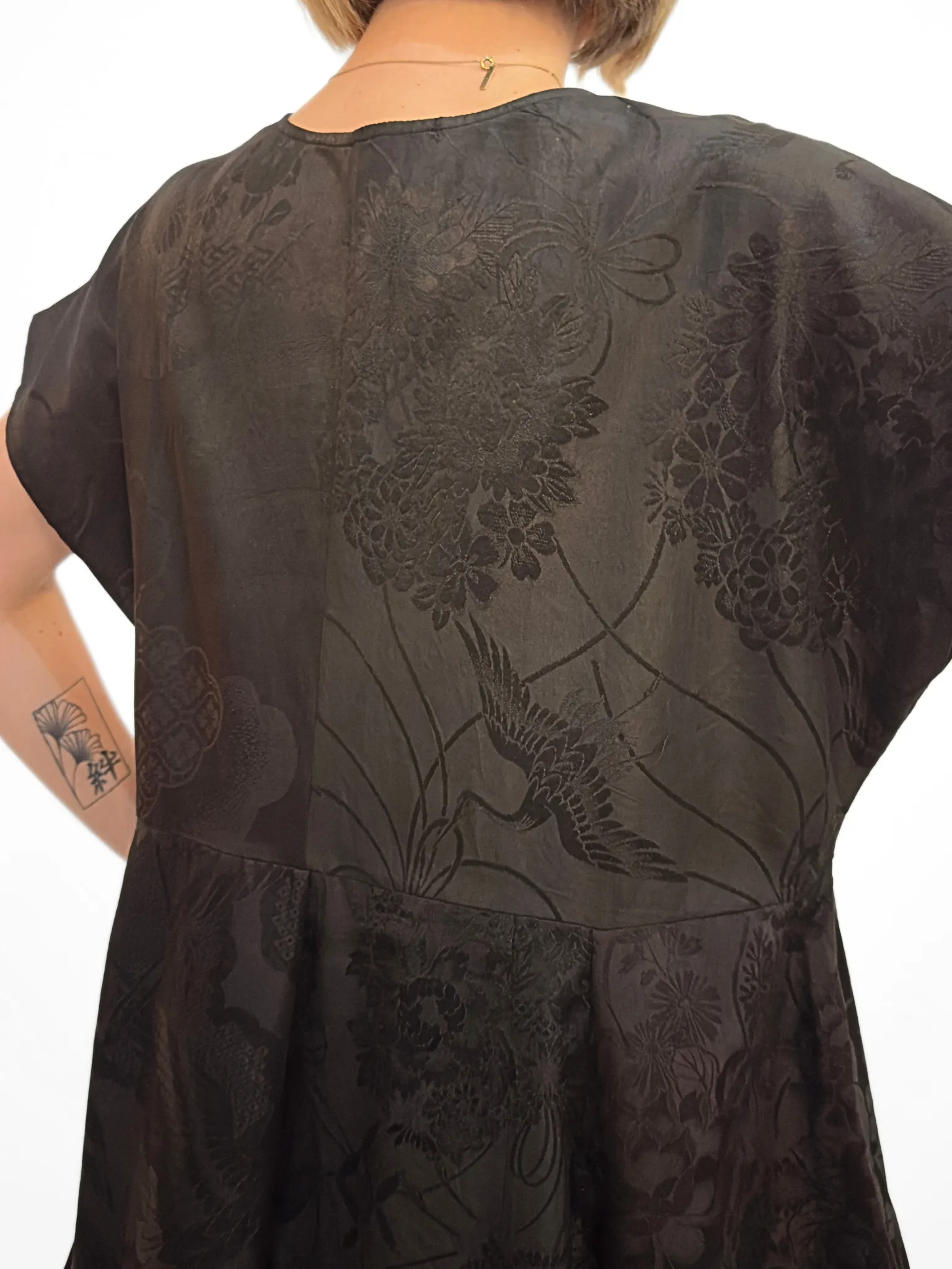 Christian Peau Silk Kimono Dress