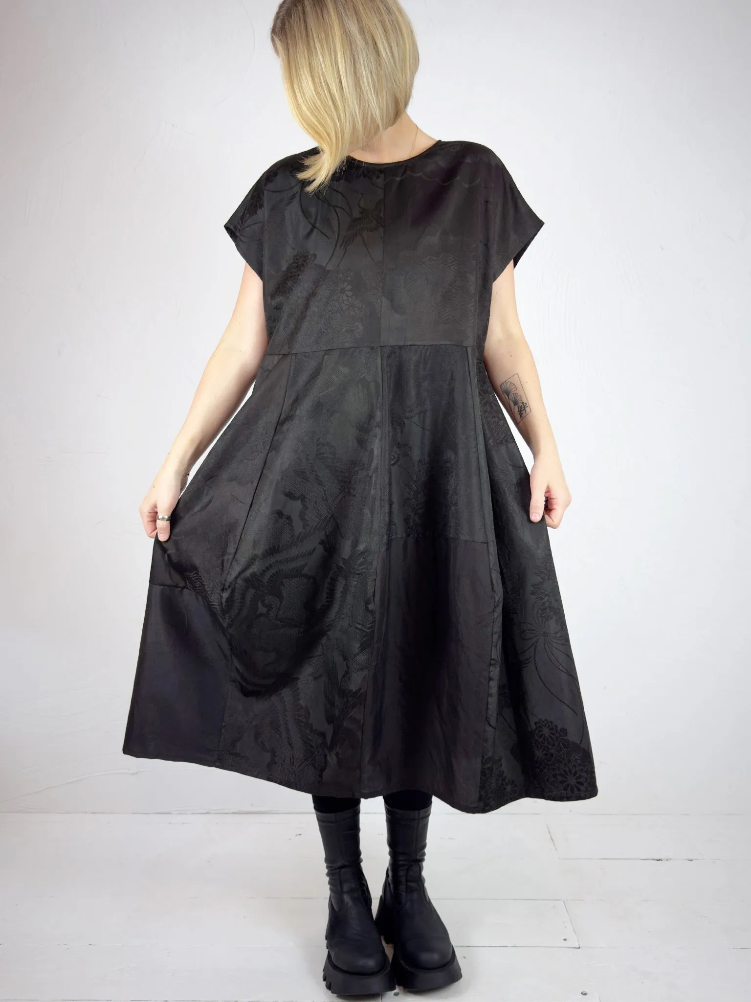 Christian Peau Silk Kimono Dress