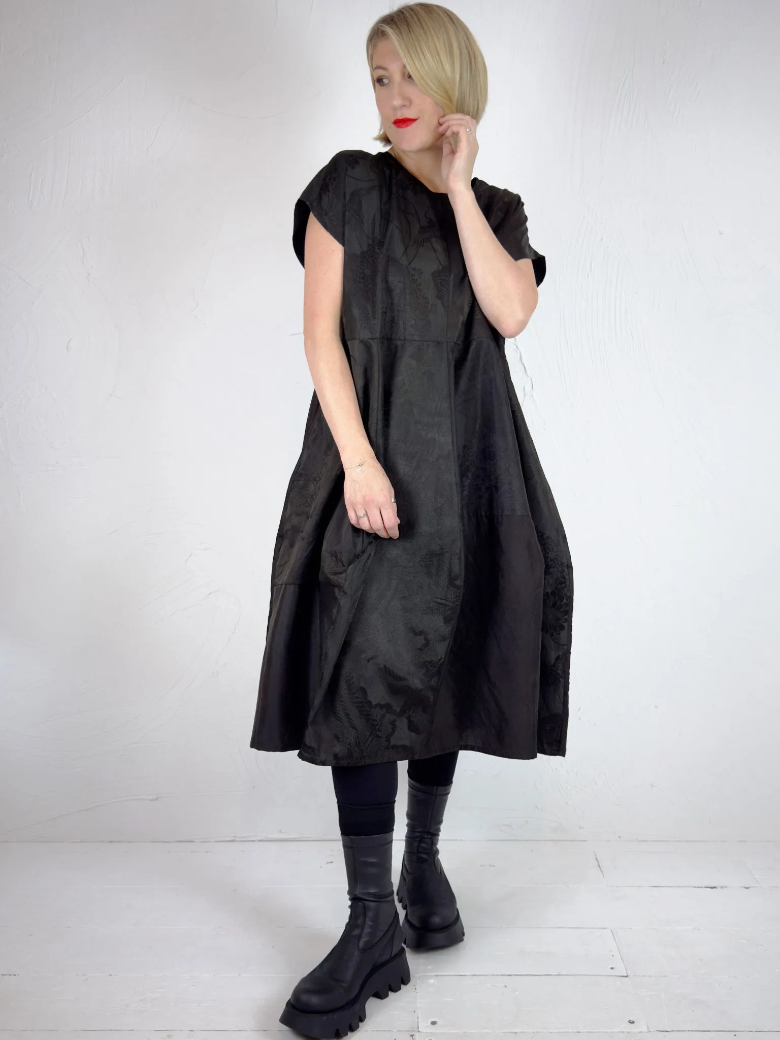 Christian Peau Silk Kimono Dress