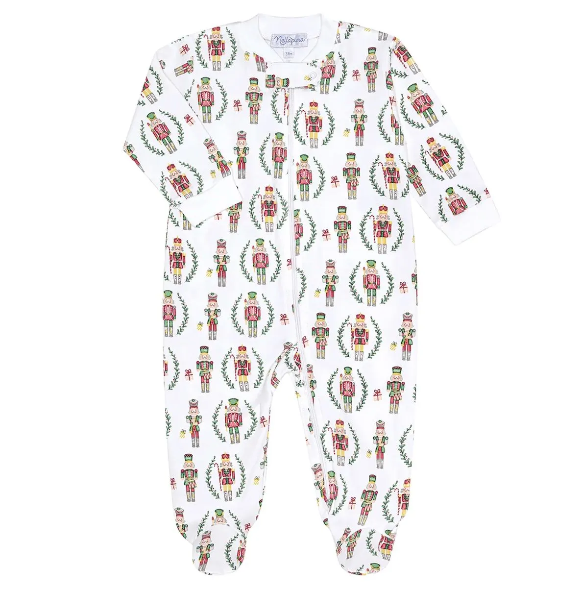 Christmas Nutcrackers Zip Footie