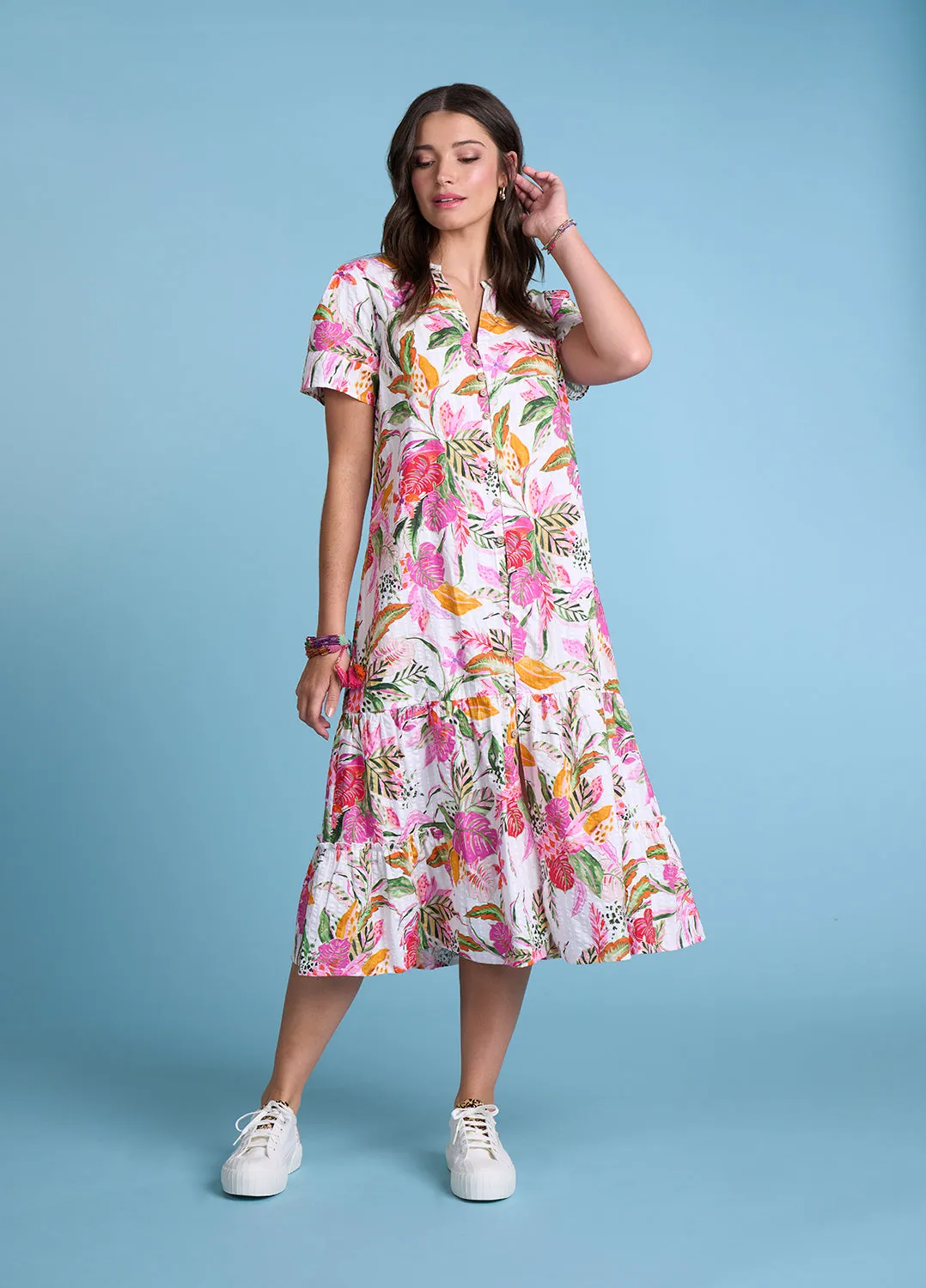 Club Tropicana Midi Dress