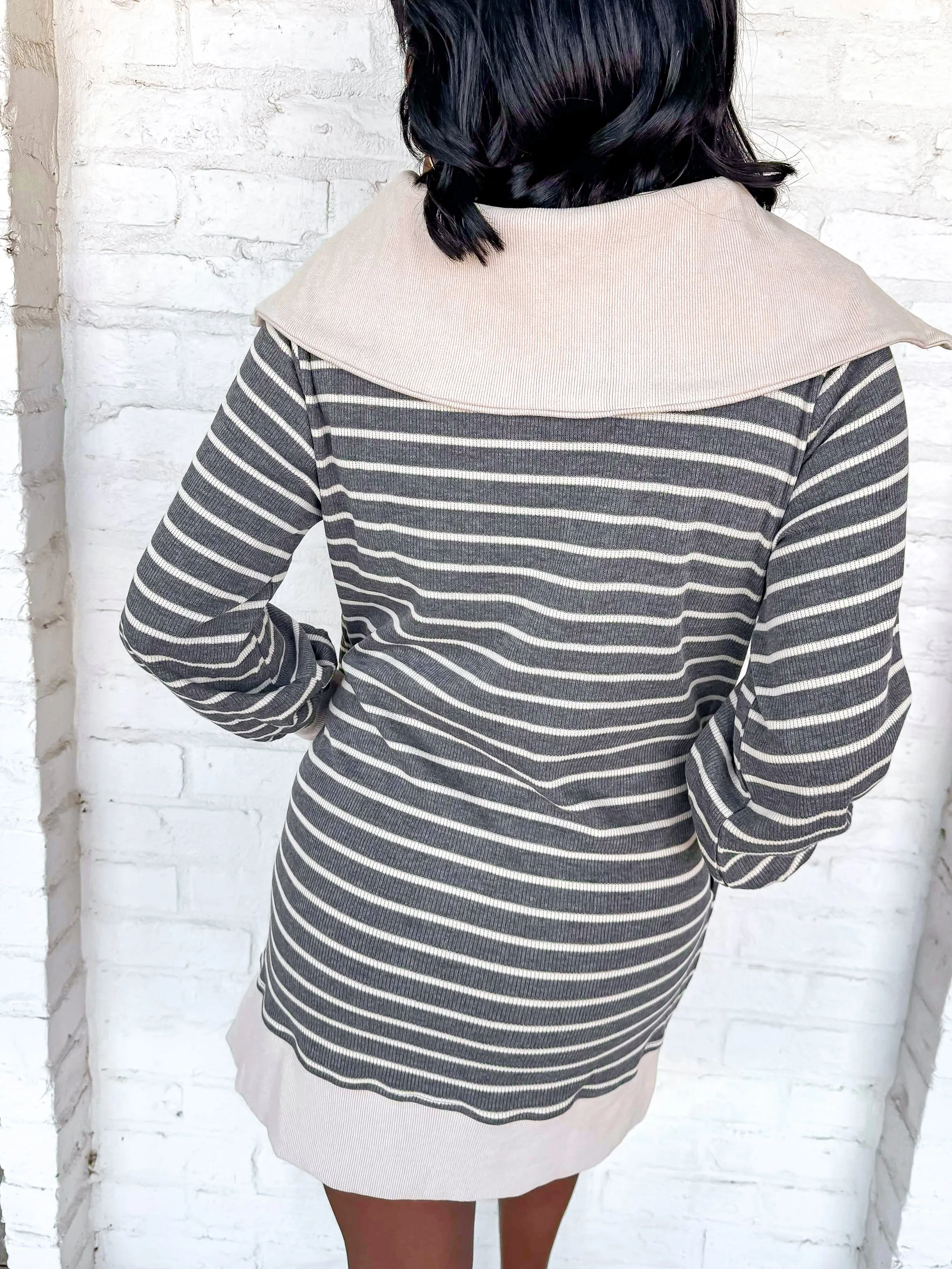 Cozy Location Grey Dress