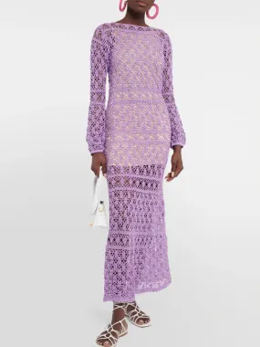 Crochet Bianca Boatneck Dress