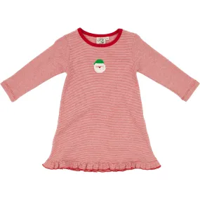 Crochet Santa Dress - Red Stripe
