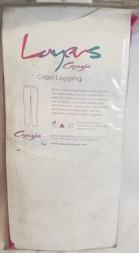 Denifa -- Women's Fashion Layers Leggings -- Bright Pink