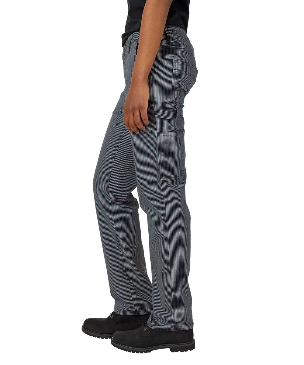 Dickies Women's Carpenter Hickory Stripe Pants