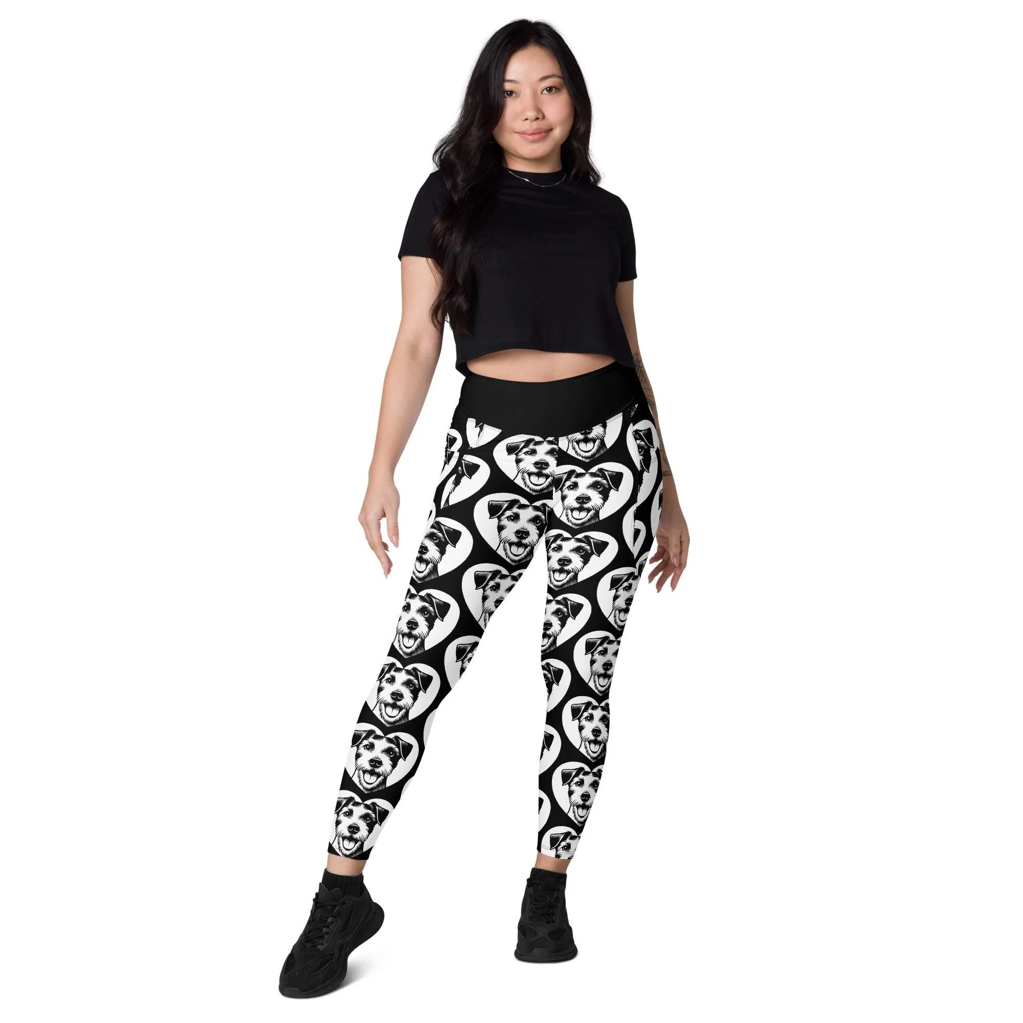 DOG BREED LEGGINGS with pockets - PARSON RUSSELL TERRIER - HERTTAHOUND