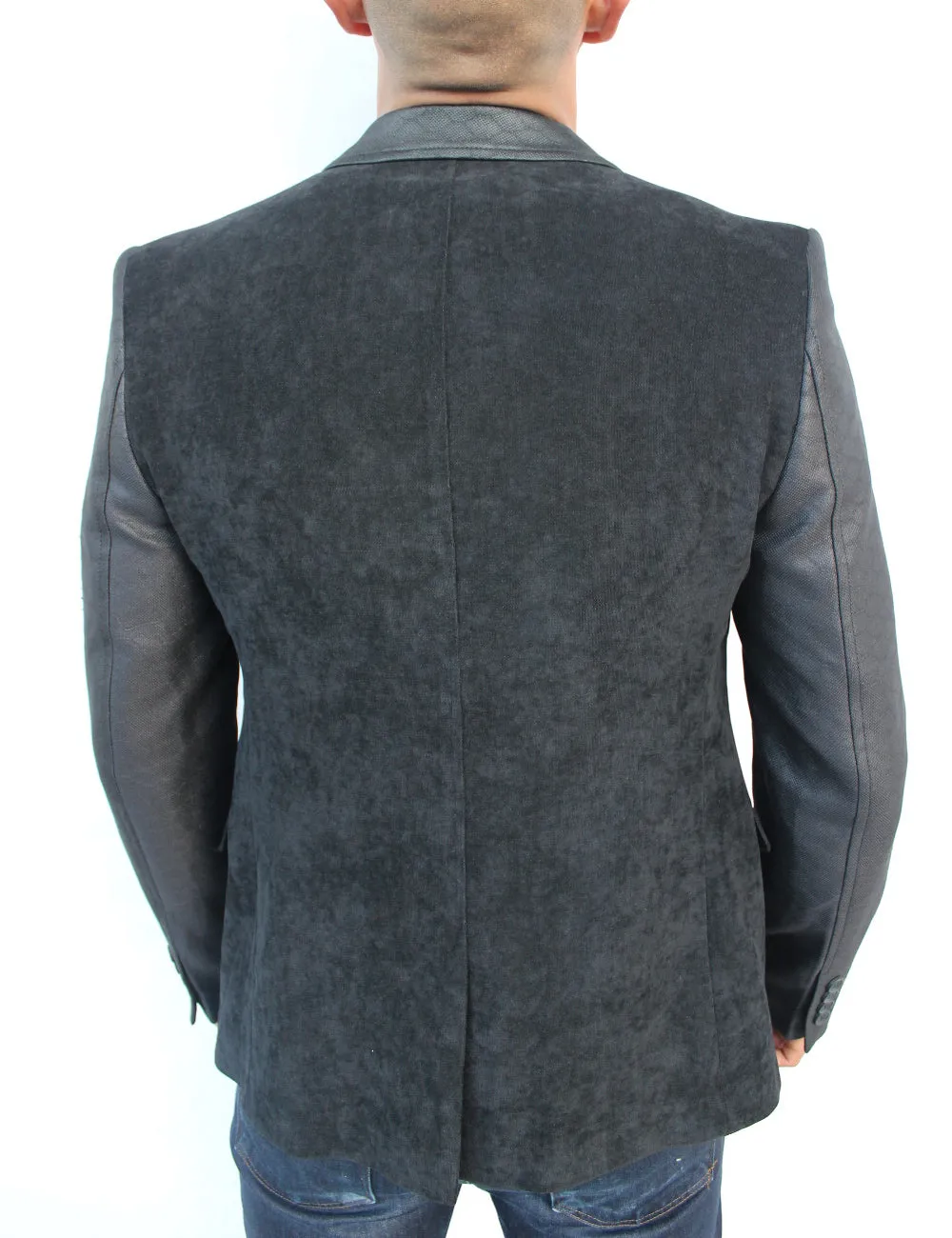 Don Black Blazer With Details On Sleeve