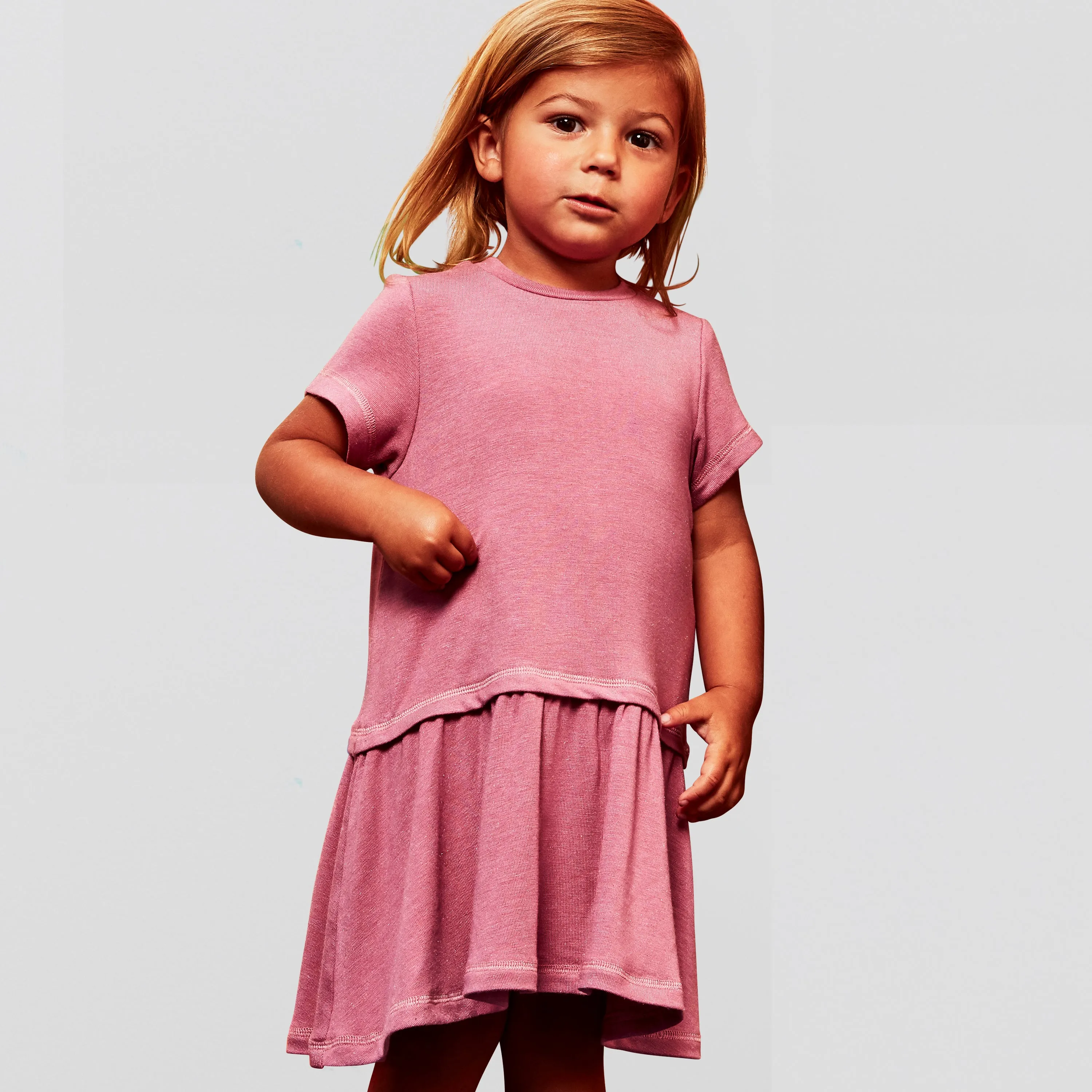 Drop Waist Tee Shirt Dress