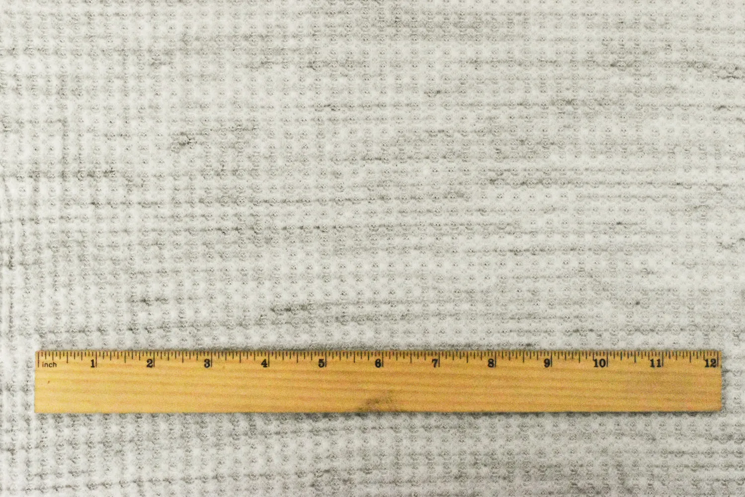 Dusty Ivory-Gray-Black Texture Stretch Poly Thermal Knit Fabric