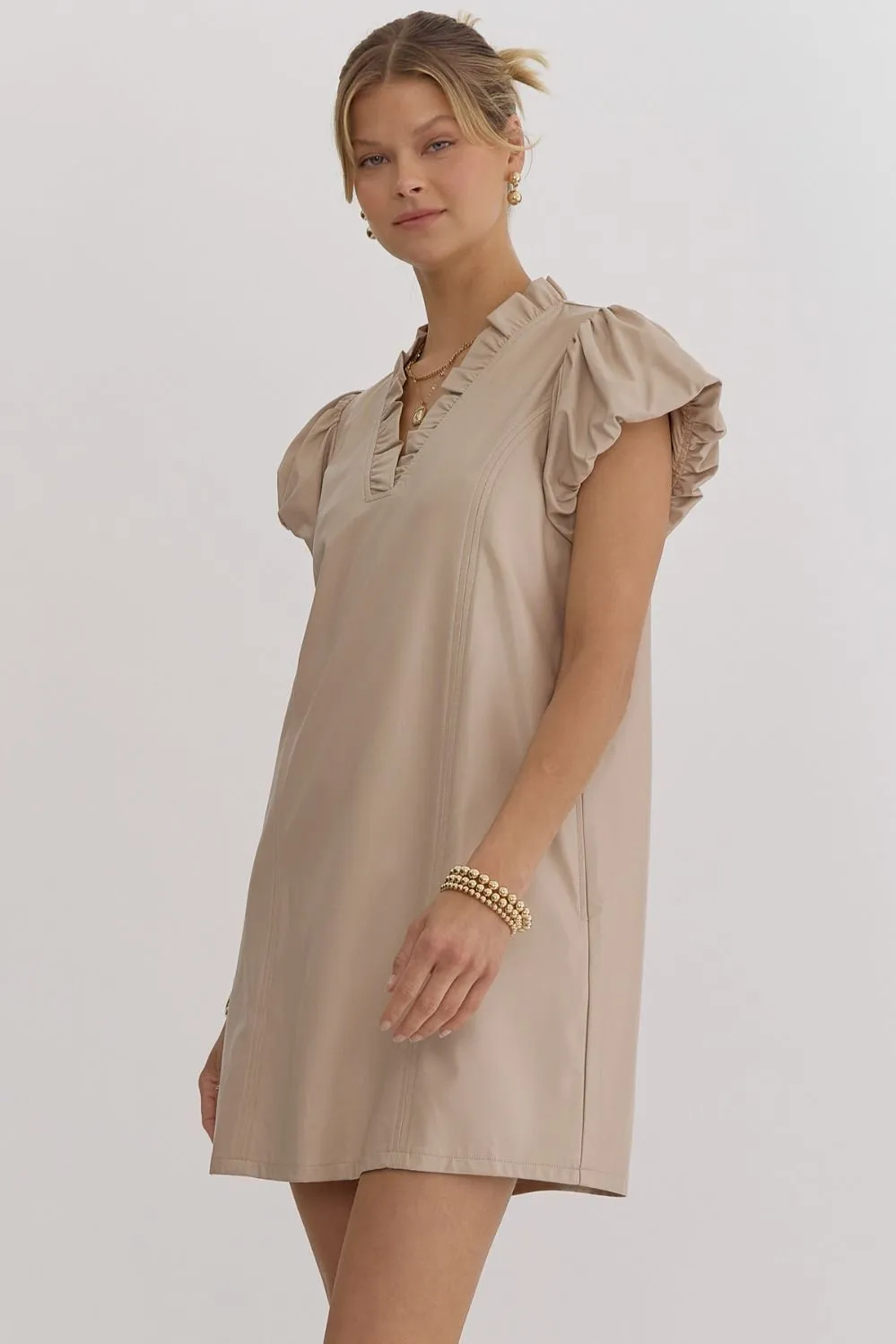 Elsie Faux Leather Dress