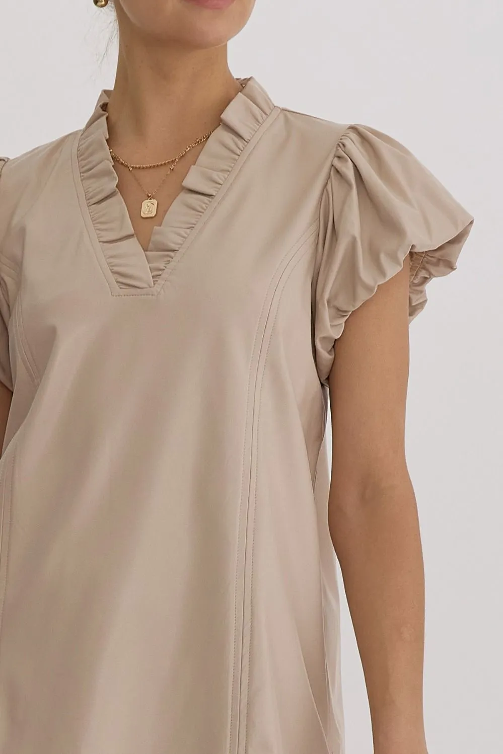 Elsie Faux Leather Dress