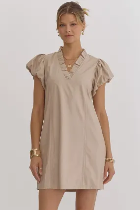 Elsie Faux Leather Dress