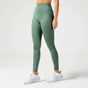 Essential High Waisted Leggings 27" - Dark Forest
