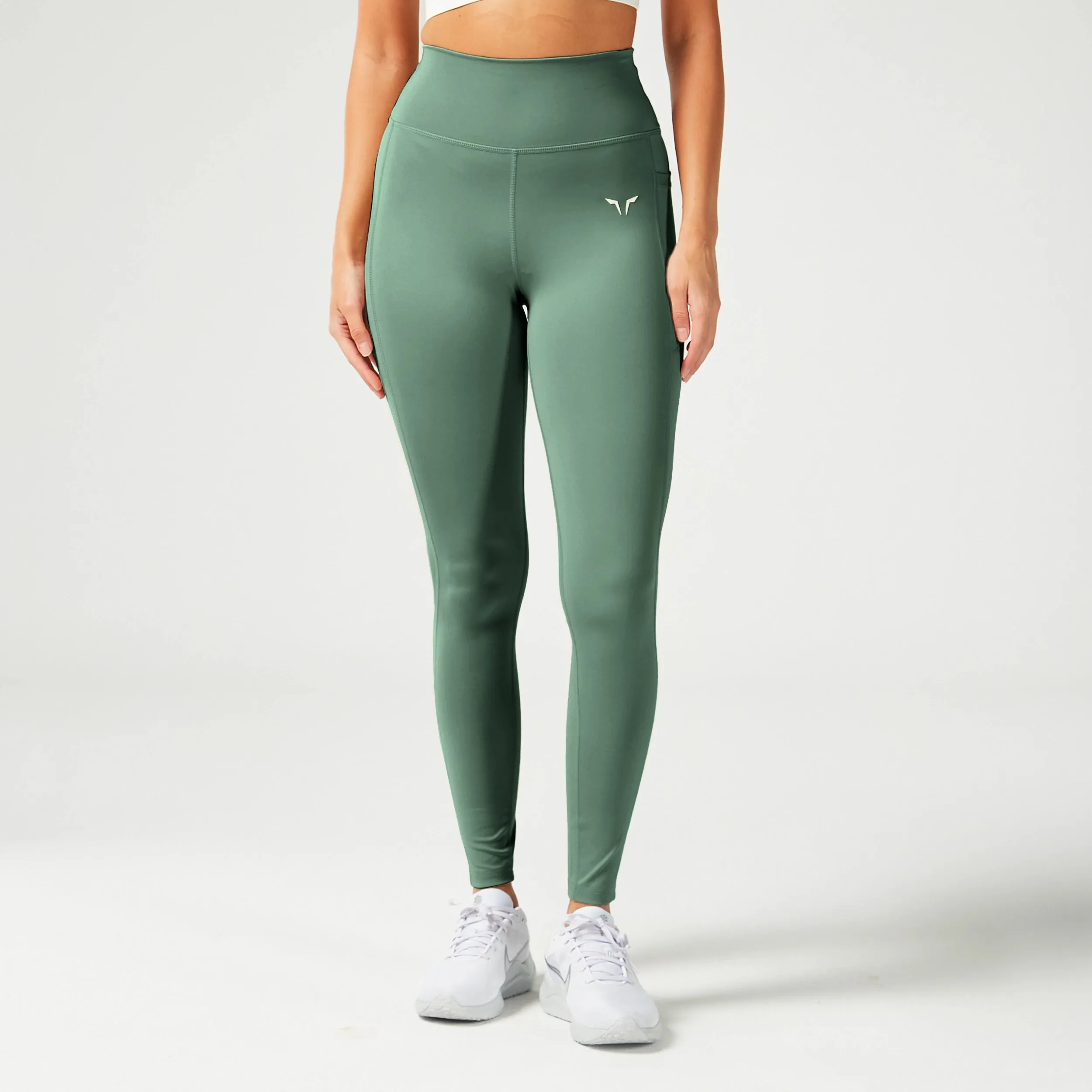 Essential High Waisted Leggings 27" - Dark Forest