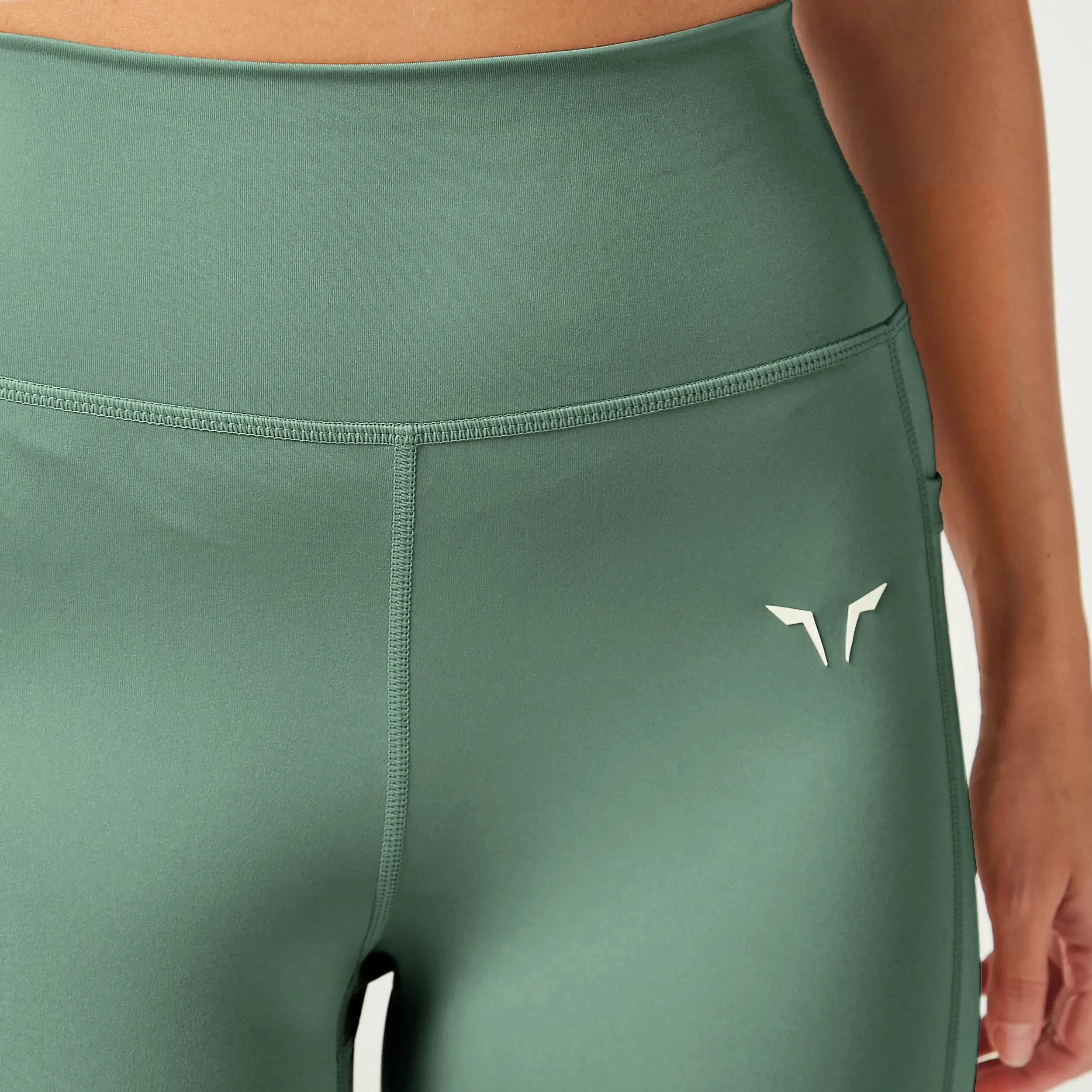 Essential High Waisted Leggings 27" - Dark Forest