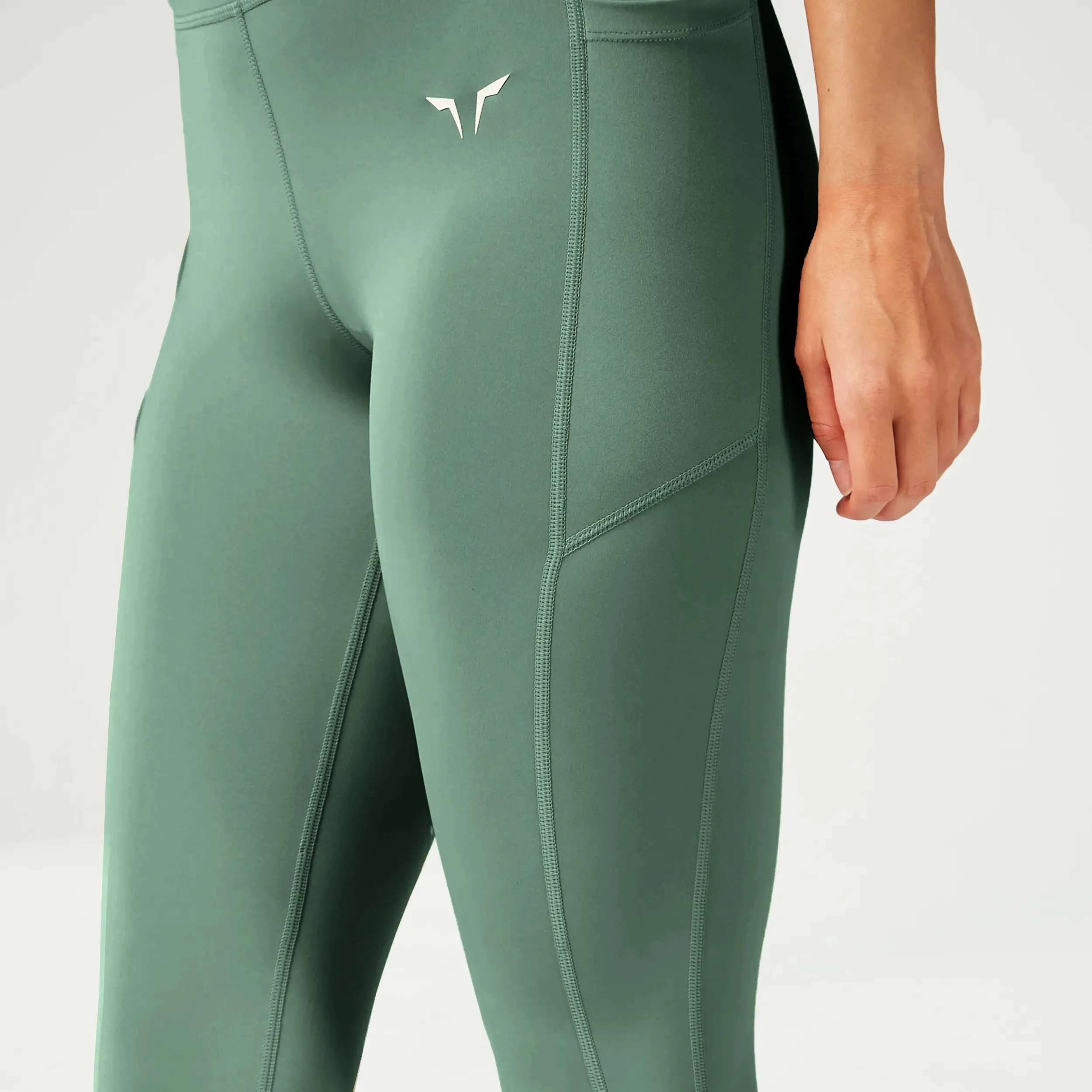 Essential High Waisted Leggings 27" - Dark Forest