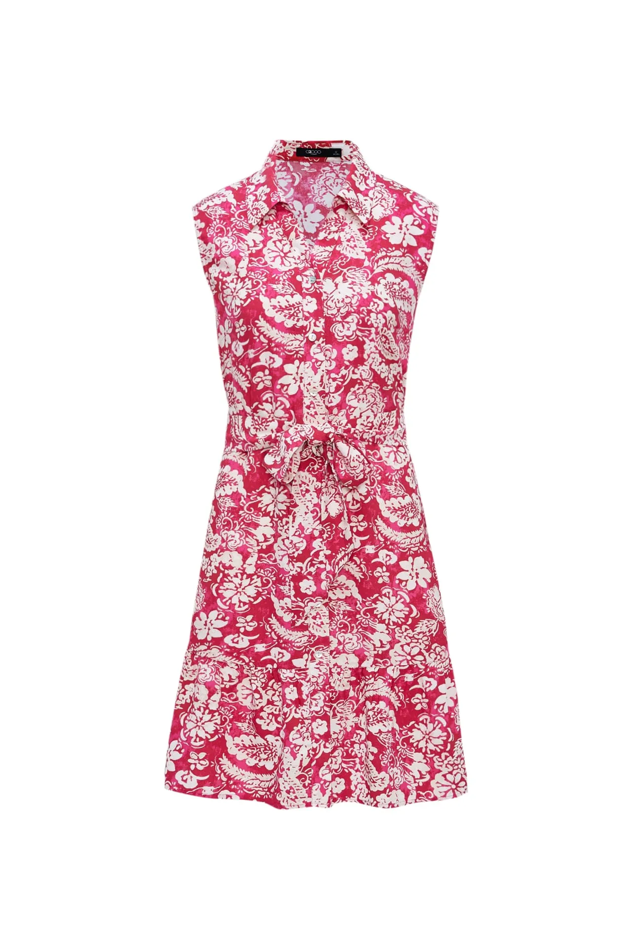 Floral Printed Shirt Dress