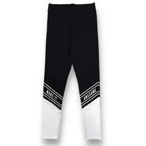 Girls H&M Size 12 Black & White Awesome Stretch Leggings
