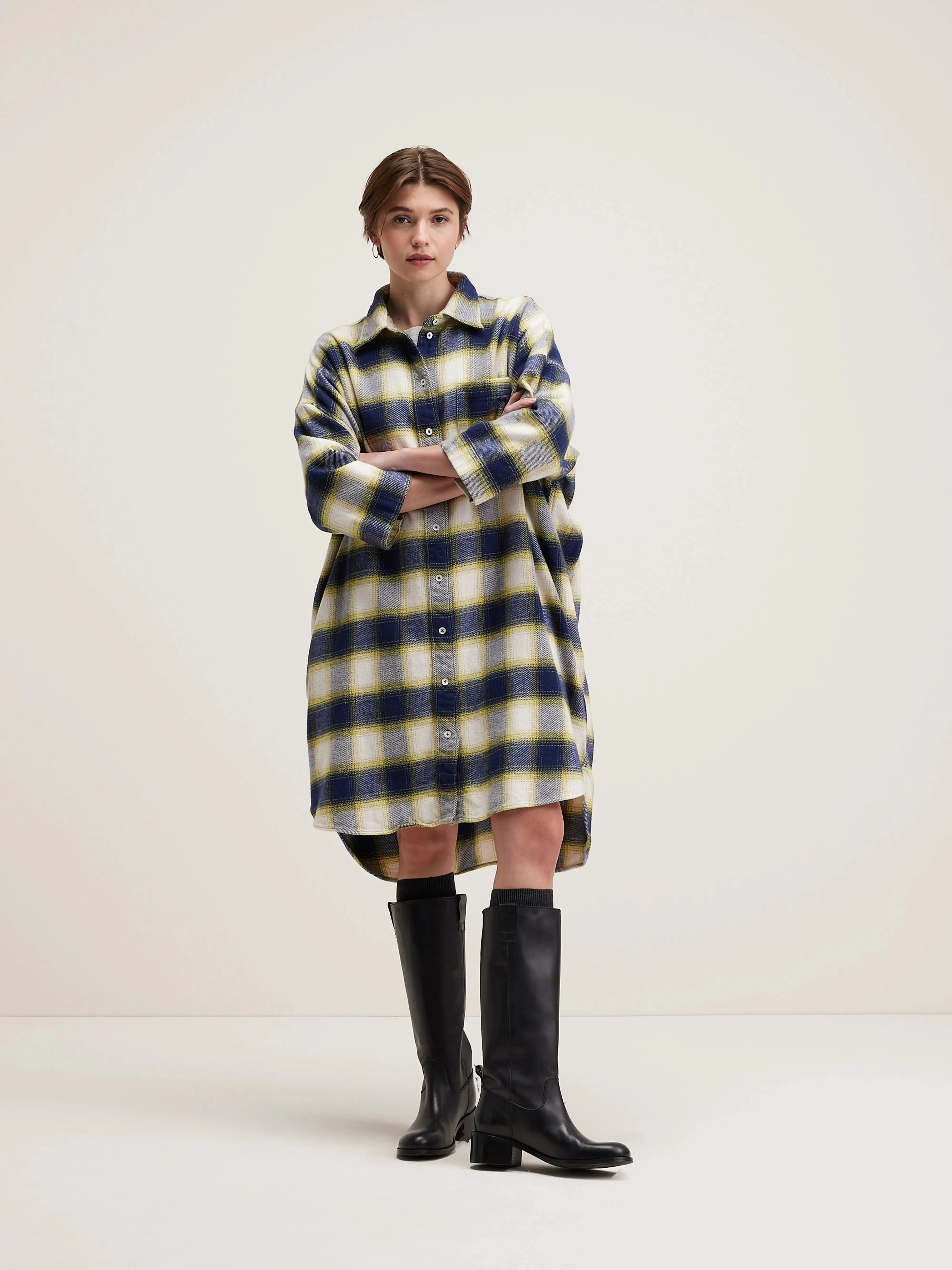 Gladys shirt dress (242 / W / CHECK H)