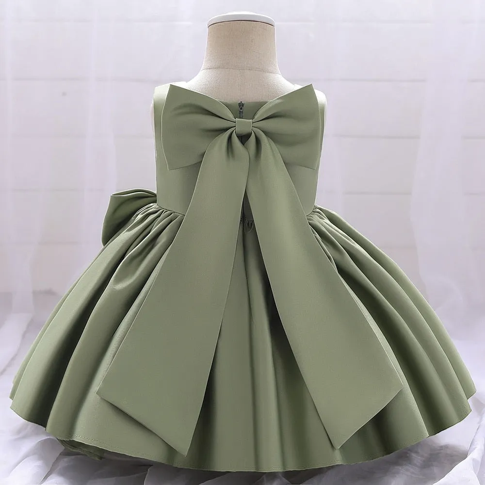 Green Ball Gown Party Dress (6M-10Yrs)