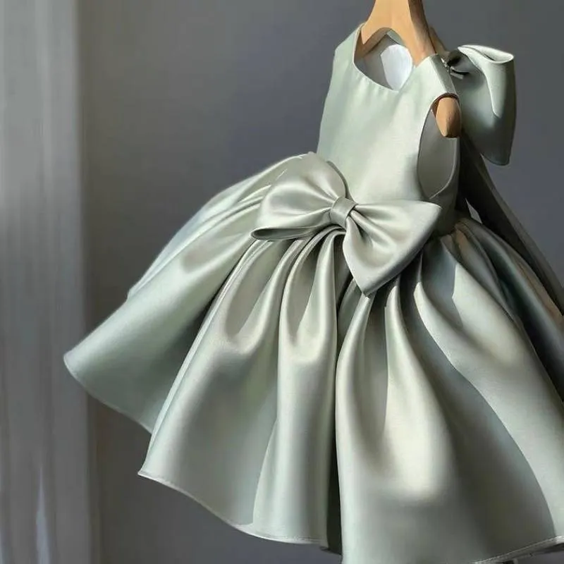 Green Ball Gown Party Dress (6M-10Yrs)