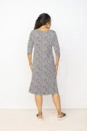Habitat, 55287 Elbow Sleeve Pocket Dress, Ash