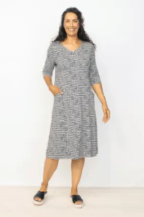 Habitat, 55287 Elbow Sleeve Pocket Dress, Ash