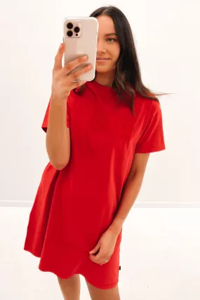 Heritage Tee Dress Red