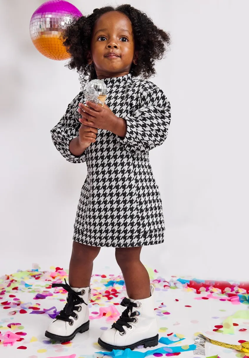 Houndstooth Mod Dress